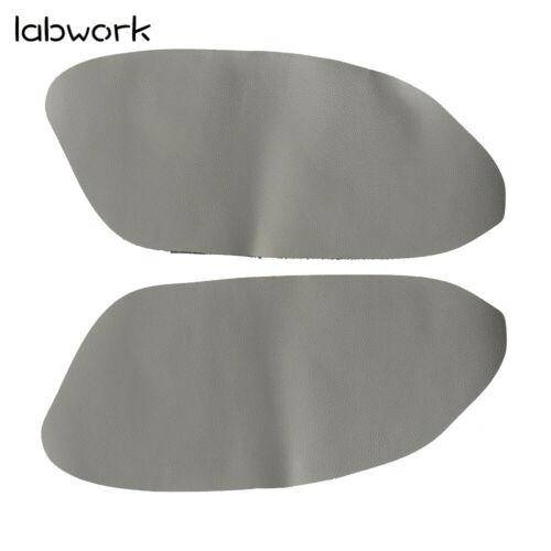 For 08-12 Honda Accord Sedan Door Panels Synthetic Gray Leather Armrest Cover Lab Work Auto