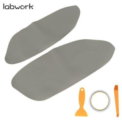 For 08-12 Honda Accord Sedan Door Panels Synthetic Gray Leather Armrest Cover Lab Work Auto