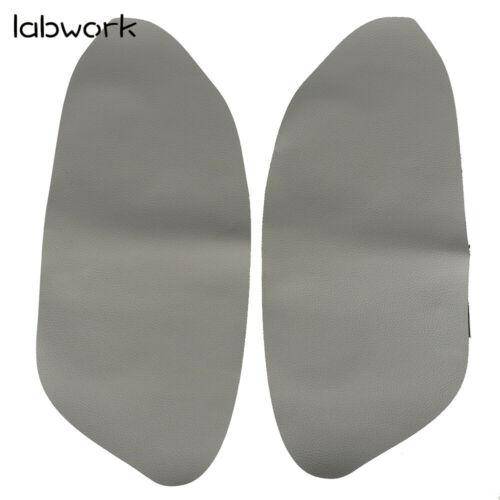 For 08-12 Honda Accord Sedan Door Panels Synthetic Gray Leather Armrest Cover Lab Work Auto