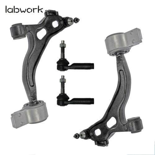 For 10-12 Ford Taurus Flex MKS MKTFront Lower Control Arms Outer Tierods 4PC Lab Work Auto