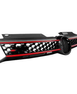 For 10-14 MK6 Golf GTI Wagen Mesh Grille Conversion Black Red Trim Spot US