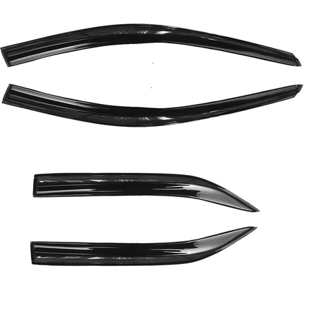 For 14-18 Toyota Corolla Sedan Tape-On Side Window Visors Rain Deflectors US Lab Work Auto