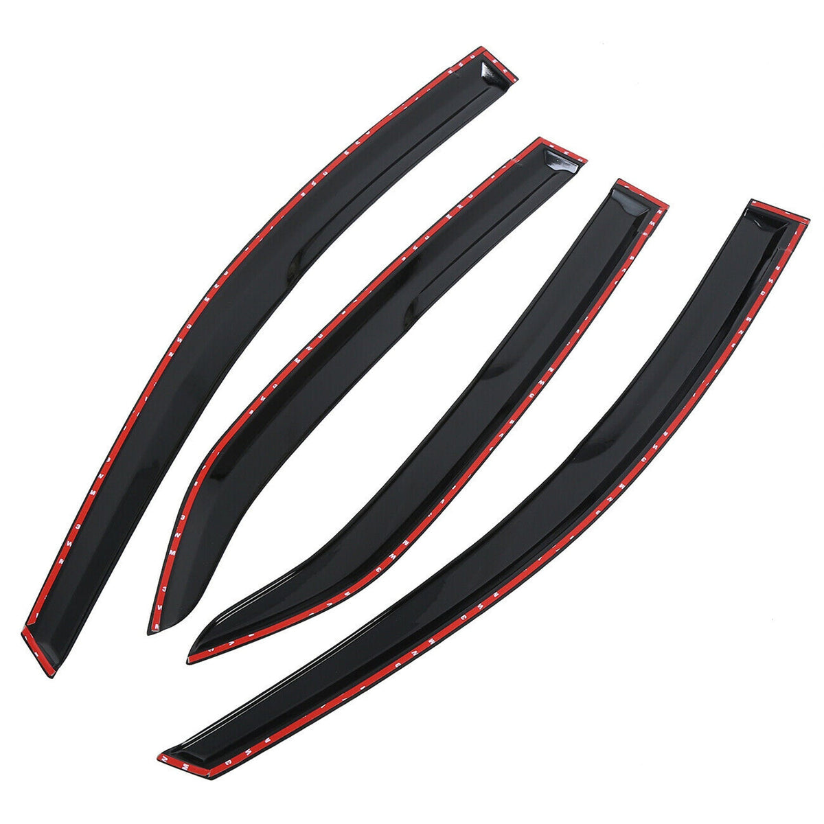 For 14-18 Toyota Corolla Sedan Tape-On Side Window Visors Rain Deflectors US Lab Work Auto