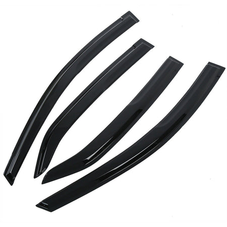 For 14-18 Toyota Corolla Sedan Tape-On Side Window Visors Rain Deflectors US Lab Work Auto