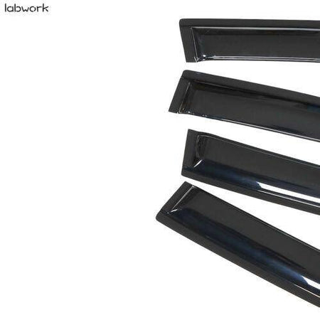 For 14-19 Toyota Highlander 4Pcs Rain Guard Vent Shade Window Visors Deflector Lab Work Auto