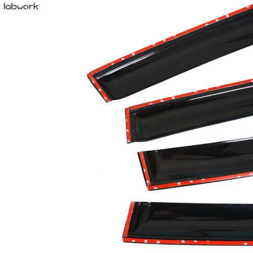 For 14-19 Toyota Highlander 4Pcs Rain Guard Vent Shade Window Visors Deflector Lab Work Auto