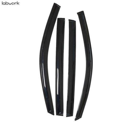 For 14-19 Toyota Highlander 4Pcs Rain Guard Vent Shade Window Visors Deflector Lab Work Auto