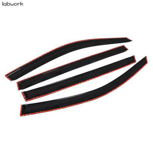 For 14-19 Toyota Highlander 4Pcs Rain Guard Vent Shade Window Visors Deflector Lab Work Auto