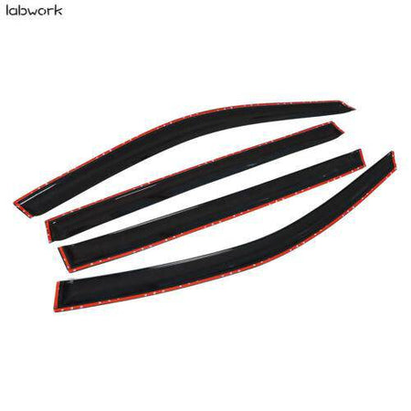 For 14-19 Toyota Highlander 4Pcs Rain Guard Vent Shade Window Visors Deflector Lab Work Auto