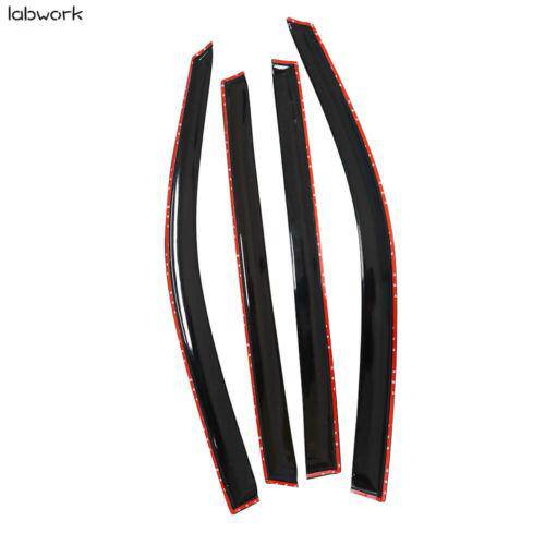 For 14-19 Toyota Highlander 4Pcs Rain Guard Vent Shade Window Visors Deflector Lab Work Auto