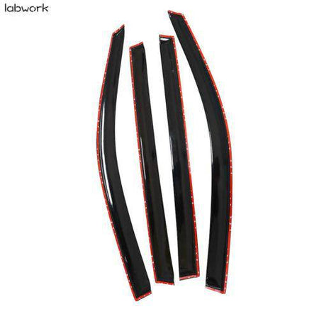 For 14-19 Toyota Highlander 4Pcs Rain Guard Vent Shade Window Visors Deflector Lab Work Auto