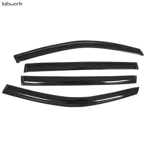 For 14-19 Toyota Highlander 4Pcs Rain Guard Vent Shade Window Visors Deflector Lab Work Auto