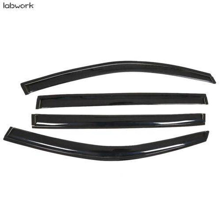 For 14-19 Toyota Highlander 4Pcs Rain Guard Vent Shade Window Visors Deflector Lab Work Auto
