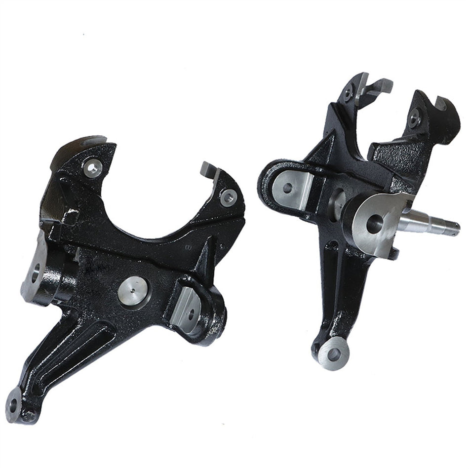 For 1973-1987 Chevy/GMC C10 2WD 1" Rotor 3" Drop Lowering Spindles Lab Work Auto 