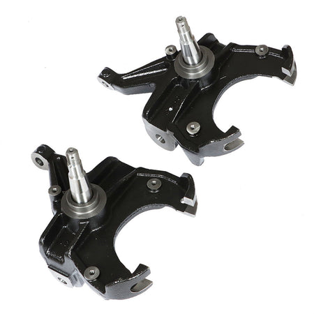 For 1973-1987 Chevy/GMC C10 2WD 1" Rotor 3" Drop Lowering Spindles Lab Work Auto 