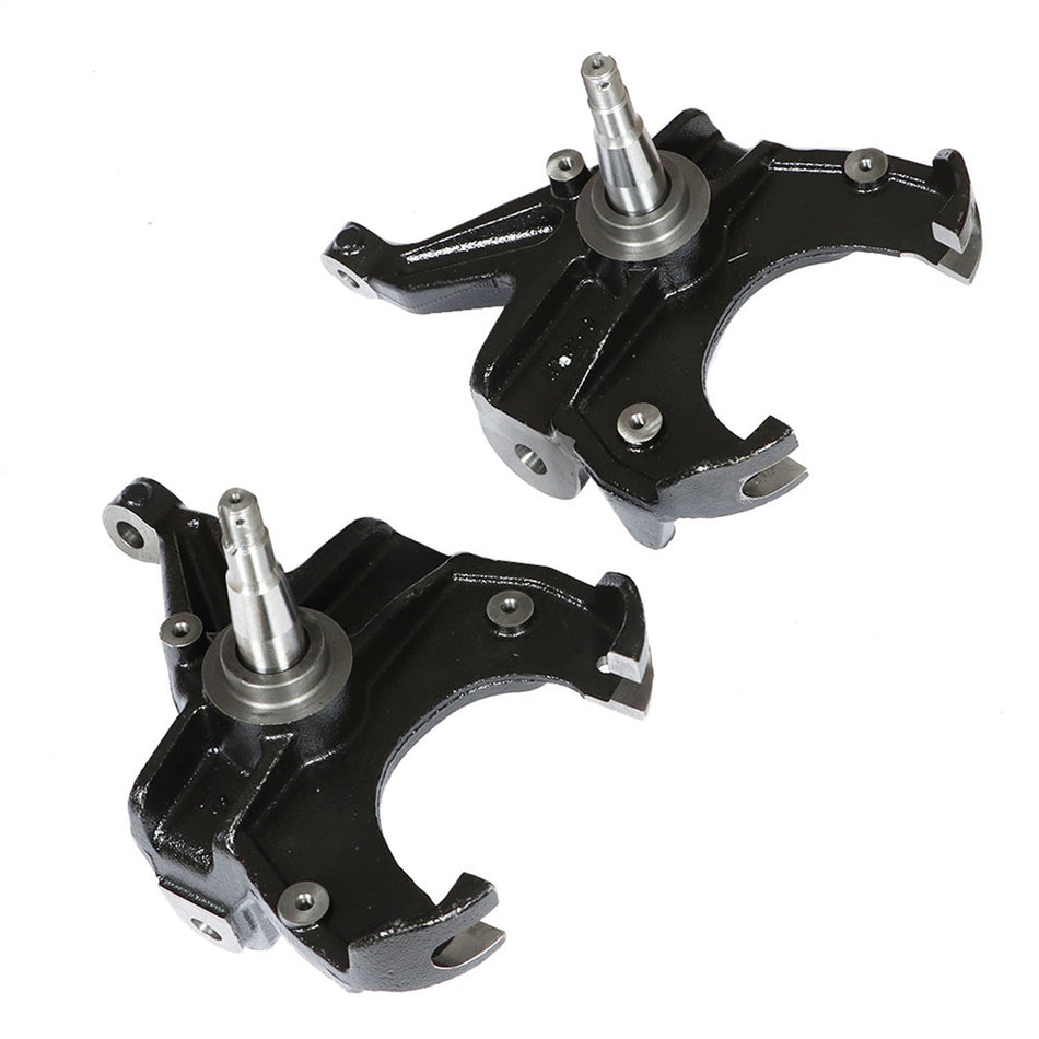 For 1973-1987 Chevy/GMC C10 2WD 1" Rotor 3" Drop Lowering Spindles Lab Work Auto 