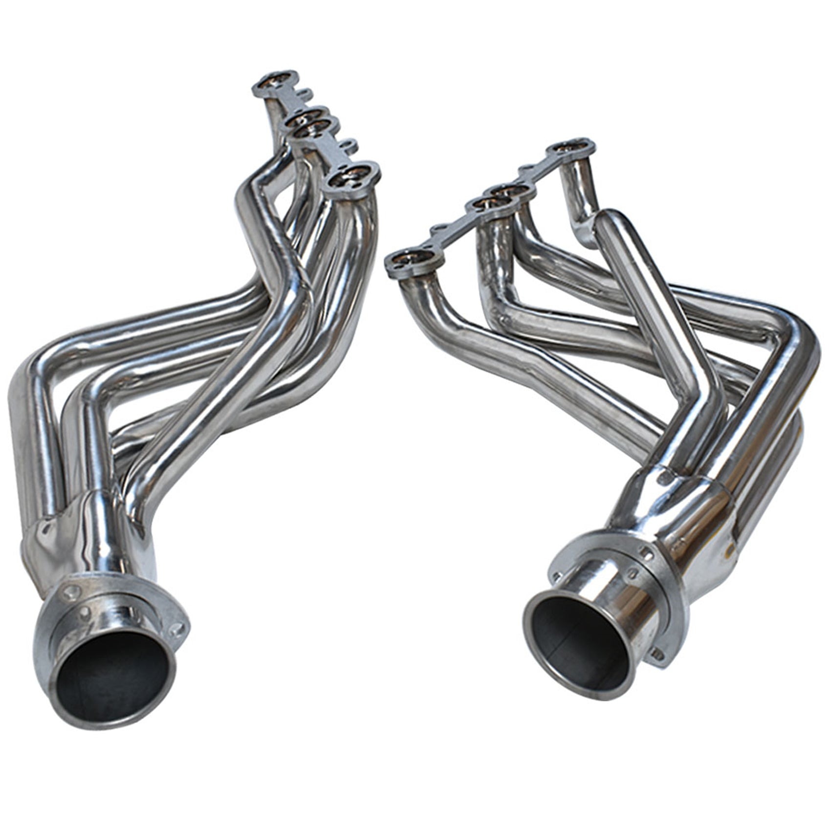 For 1974-1984 Chevrolet C10 K10 K20/GMC C1500 Small Block Long Tube Header Set Lab Work Auto