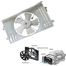 Load image into Gallery viewer, For 2003-08 Toyota Corolla Matrix 1.8L Radiator Cooling Fan &amp; Motor Assembly Lab Work Auto