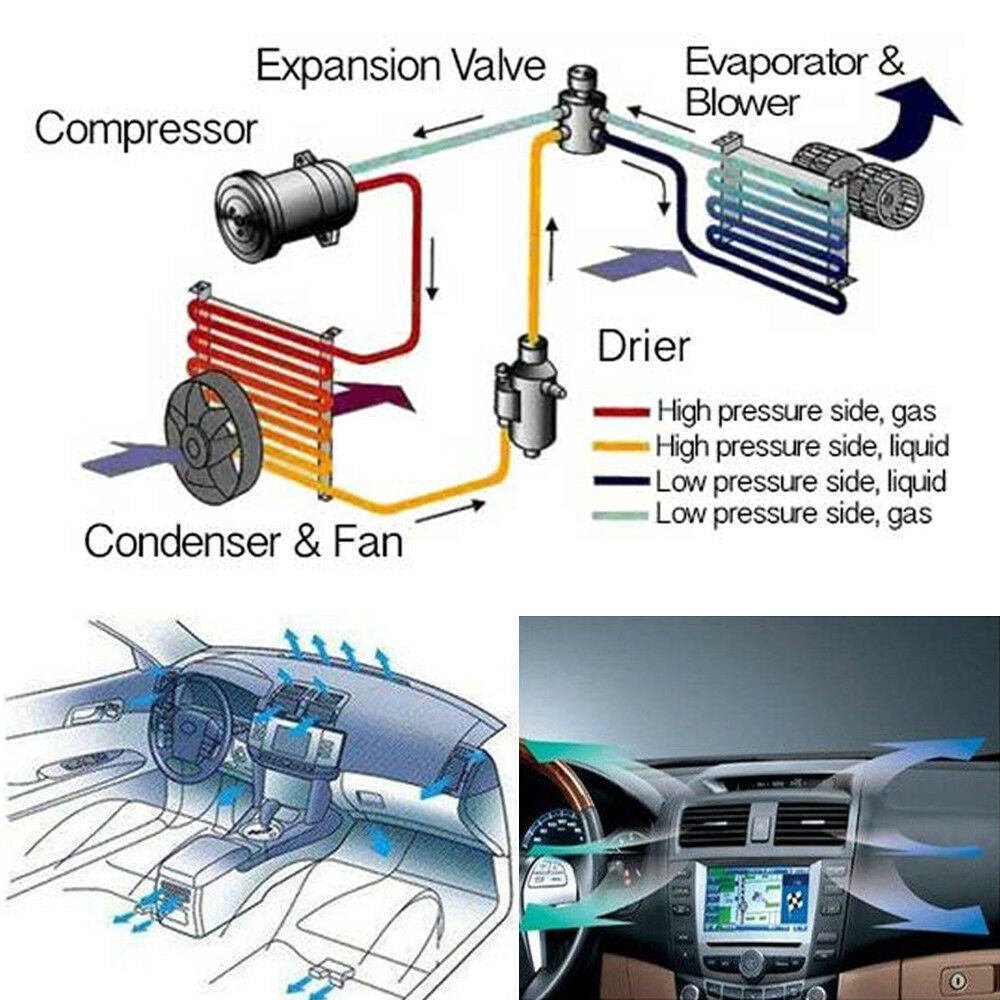 For 2003-2010 BMW 750Li 745Li 650i 550i 750i 745i 645Ci AC Compressor Lab Work Auto