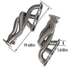 Load image into Gallery viewer, For 2004-2006 Nissan 350Z Infiniti G35 3.5L Stainless Race Headers Front V6 Lab Work Auto