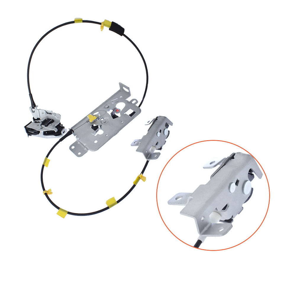 For 2004-2008 Ford F-150 Rear Side Door Latch & Cable Extended Cab RH PASSENGER Lab Work Auto