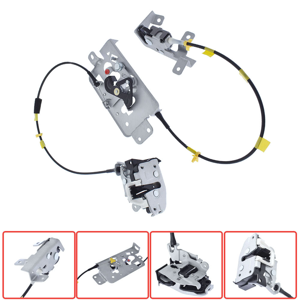 For 2004-2008 Ford F-150 Rear Side Door Latch & Cable Extended Cab RH PASSENGER Lab Work Auto