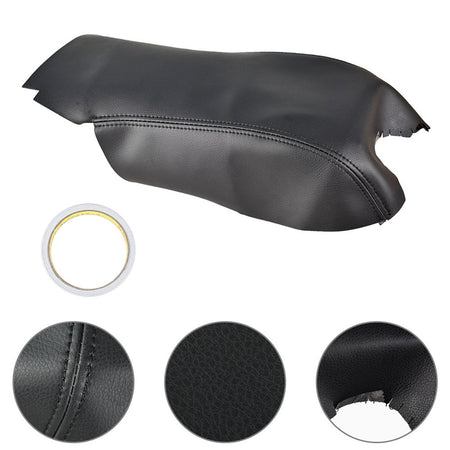 For 2006-2013 Range Rover Sport Black Leather Center Console Lid Armrest Cover Lab Work Auto