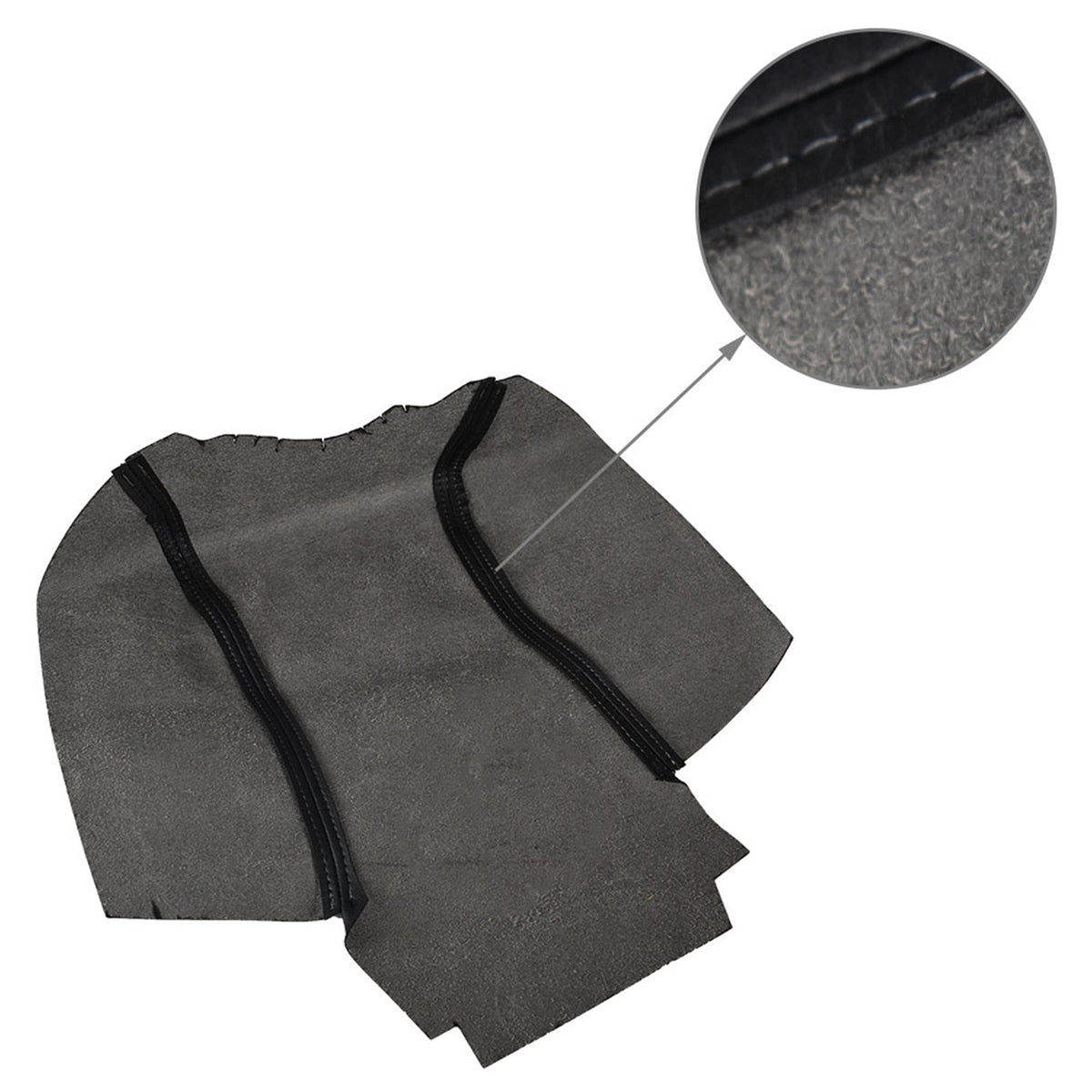 For 2006-2013 Range Rover Sport Black Leather Center Console Lid Armrest Cover Lab Work Auto