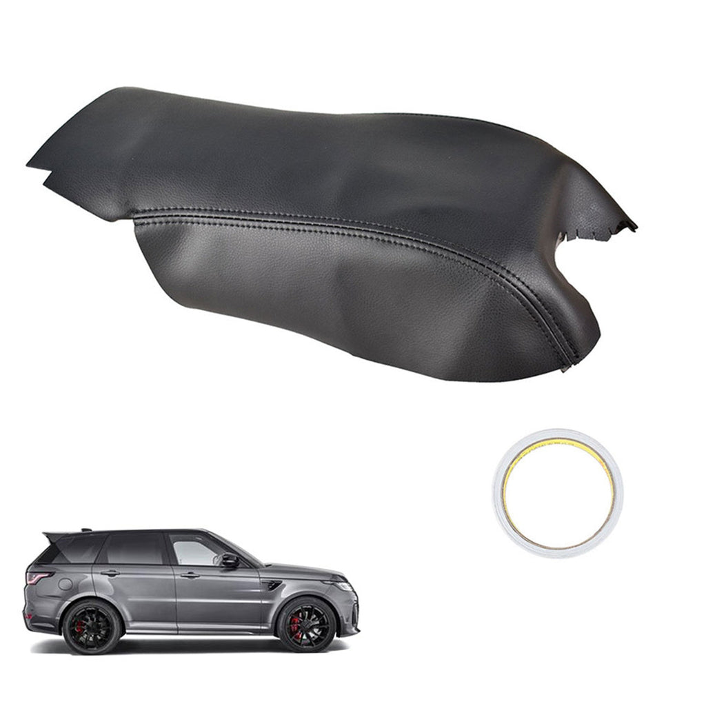 For 2006-2013 Range Rover Sport Black Leather Center Console Lid Armrest Cover Lab Work Auto