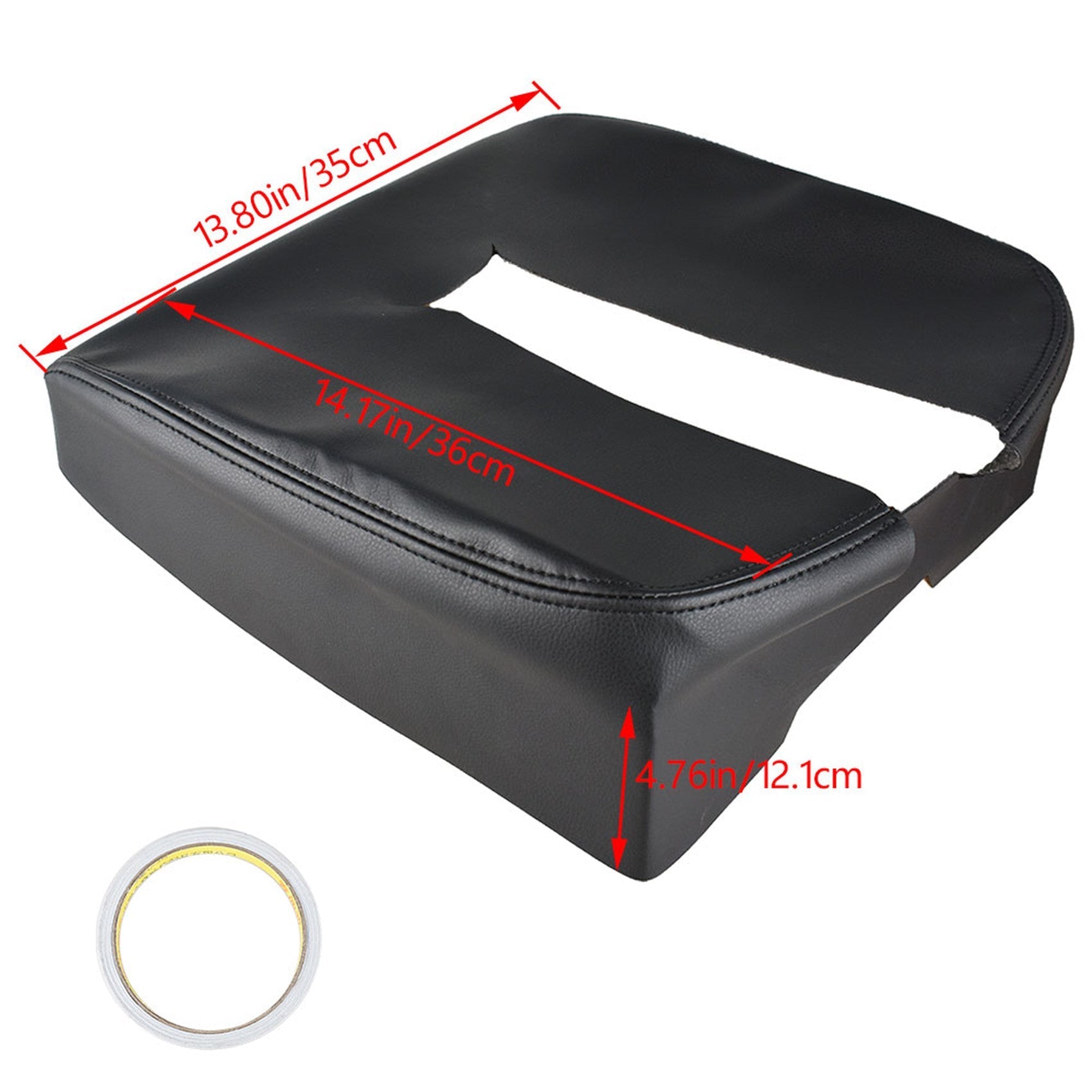 For 2007-2014 Chevy Tahoe LT LS LTZ Z71 Leather Console Armrest Lid Cover Black Lab Work Auto