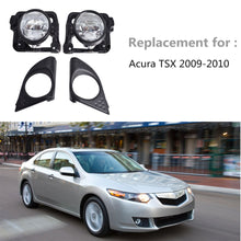 Load image into Gallery viewer, For 2009-2010 Acura TSX 33900/33950-TL0-A01 L+R Passenger Fog Driving Light Lamp Lab Work Auto