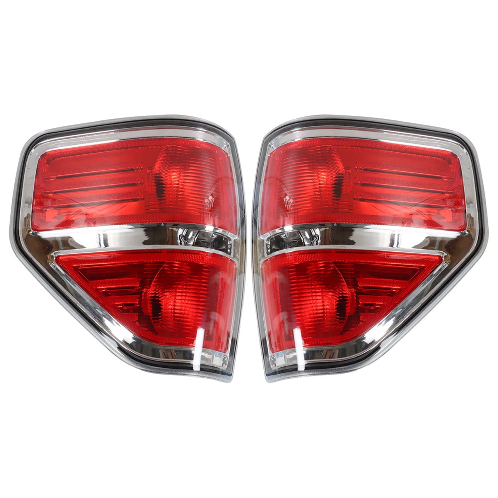 For 2009-2014 Ford F150 F-150 Brake lights Tail Lights Lamps a Pair Left + right Lab Work Auto