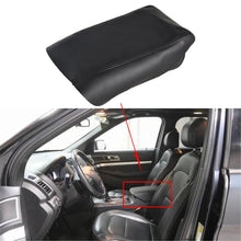 Load image into Gallery viewer, For 2011-2018 Ford Explorer Leather Black Center Console Lid Armrest Cover Skin Lab Work Auto