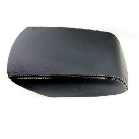 For 2011-2018 Ford Explorer Leather Black Center Console Lid Armrest Cover Skin Lab Work Auto