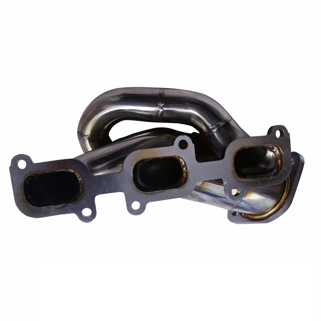 For 2012-2015 Ford Mustang 3.7 V6 Shorty Stainless Steel Header Exhaust Manifold Lab Work Auto
