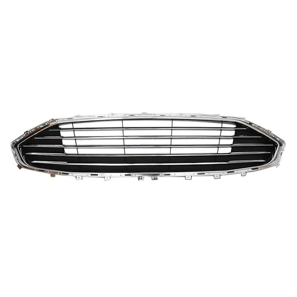 For 2019 2020 Ford Fusion Front Upper Bumper Grille Replacement Chrome Factory Lab Work Auto