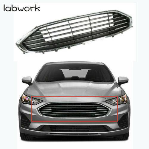For 2019 2020 Ford Fusion Front Upper Bumper Grille Replacement Chrome Factory Lab Work Auto