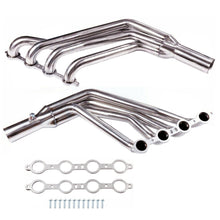 Load image into Gallery viewer, For 67-74 SBC V8 LS/LS1-LS6 LSX Swap Stainless Long-Tube Header Exhaust Manifold Lab Work Auto