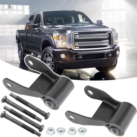 For 94-02 Dodge Ram 2500 3500 W 3" Spring Pair of Rear Leaf Spring Shackle Lab Work Auto 