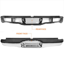 Load image into Gallery viewer, For 95-04 Toyota Tacoma Chrome Finishi Stainless Steel Rear Step Bumper Face Bar Lab Work Auto