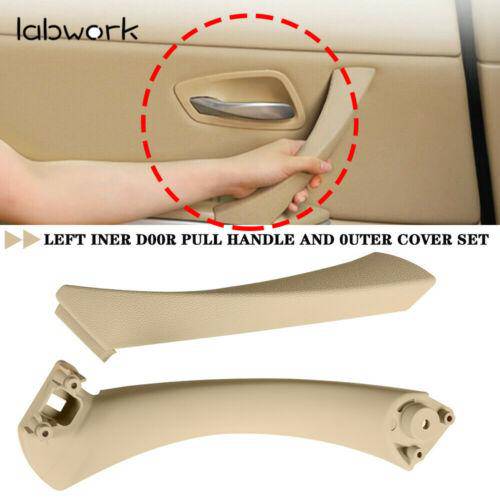For BMW E90 328i Inner or Outer Door Panel Handle Pull Trim Cover RH Beige Lab Work Auto