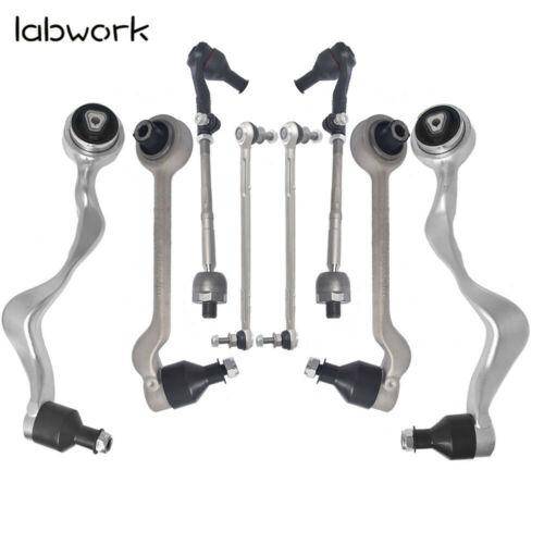 For BMW E90 Ball Joint Sway Bar Link Tie Rods Front Control Arm Suspension kit Lab Work Auto