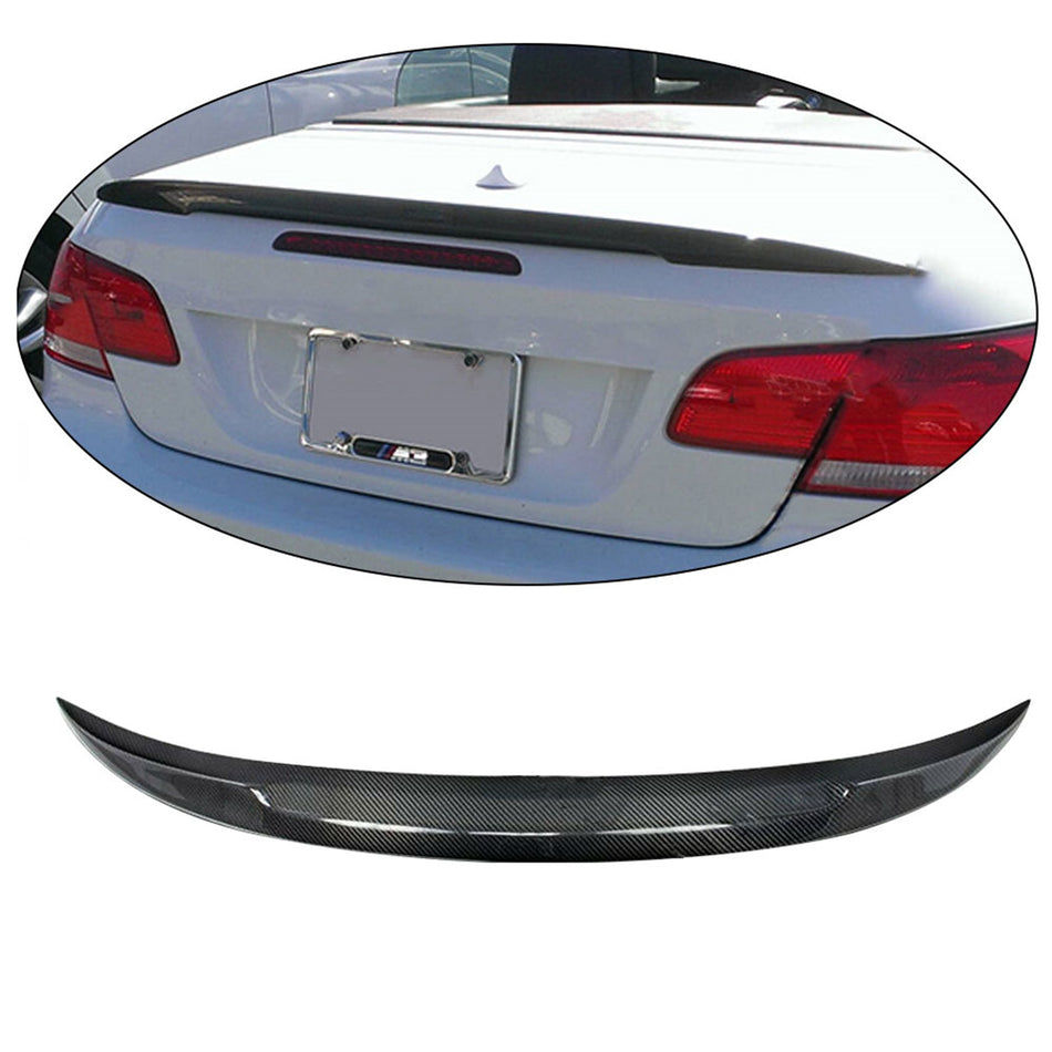 For Bmw 06-12 E93 M3 2dr Coupe Convertible Trunk Spoiler Wing Carbon Fiber Lab Work Auto