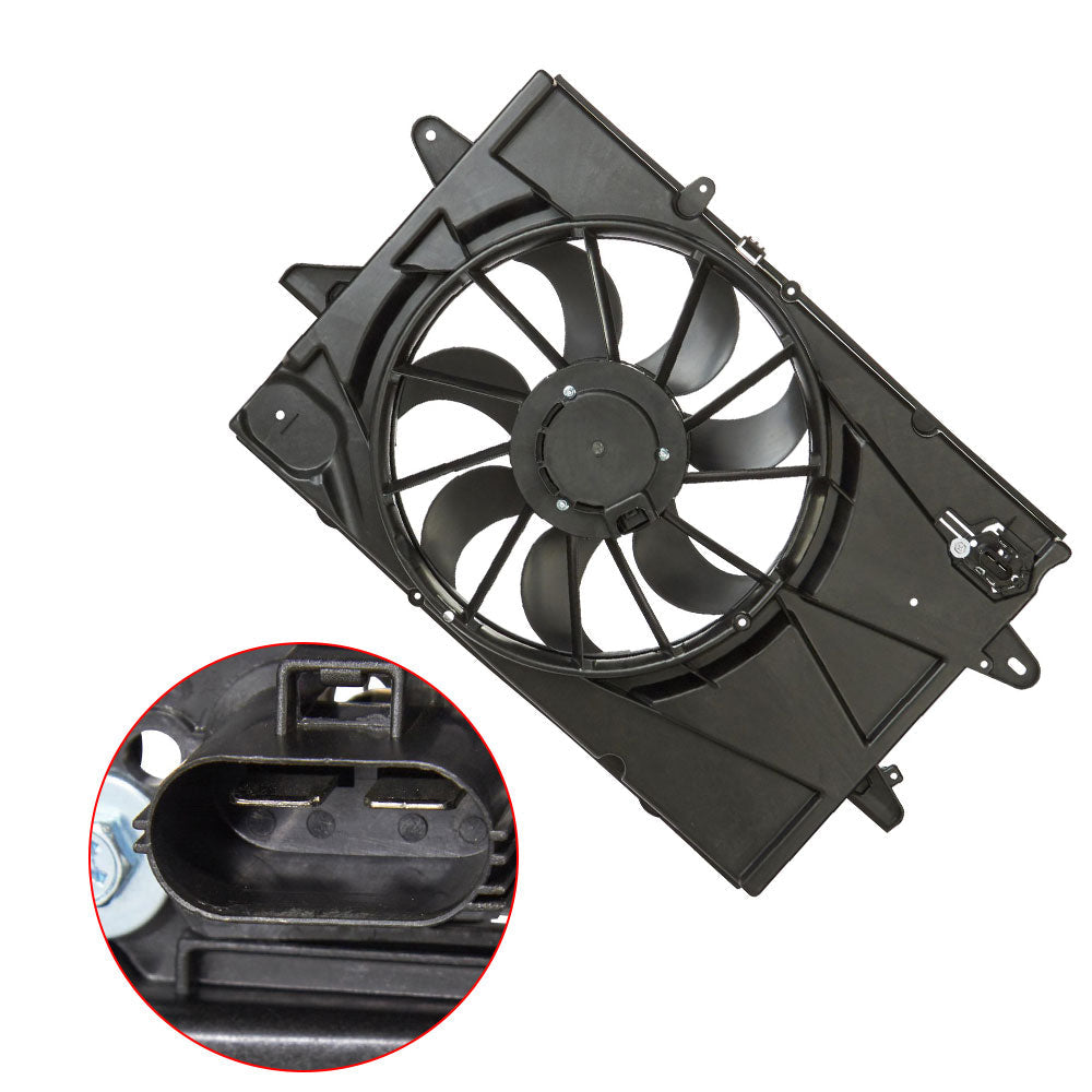 For Chevrolet Equinox GMC Terrain Radiator Cooling Fan Assembly 25952813 622720 Lab Work Auto