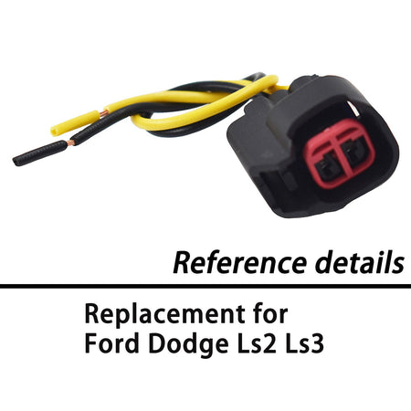 For Dodge LS2 LS3 Ford 8pcs EV6 EV14 USCAR Fuel Injector Connector Pigtail Wire Lab Work Auto