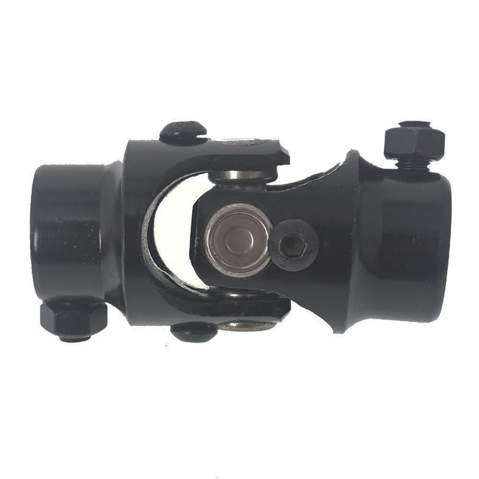 For Ford 3/4"-36 Spline x 3/4" DD Smooth Chrome Universal Steering Shaft U Joint Lab Work Auto 