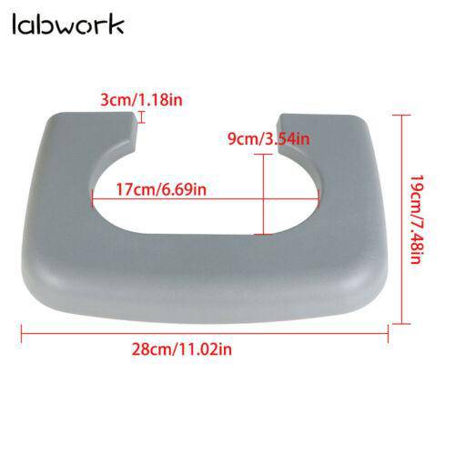 For Ford F150 1997-2003 Center Console Light Grey Cup Holder Pad Replacement-Lab Work Auto Parts-