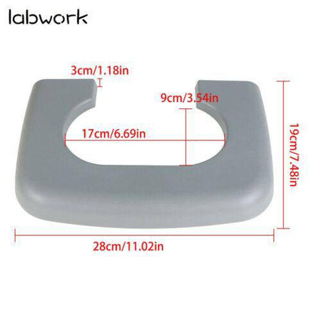 For Ford F150 1997-2003 Center Console Light Grey Cup Holder Pad Replacement-Lab Work Auto Parts-