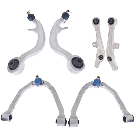 For G35 350Z RWD Coupe  Front Suspension Lower Control Arm 6pc Kit Set 3.5L-Lab Work Auto Parts-