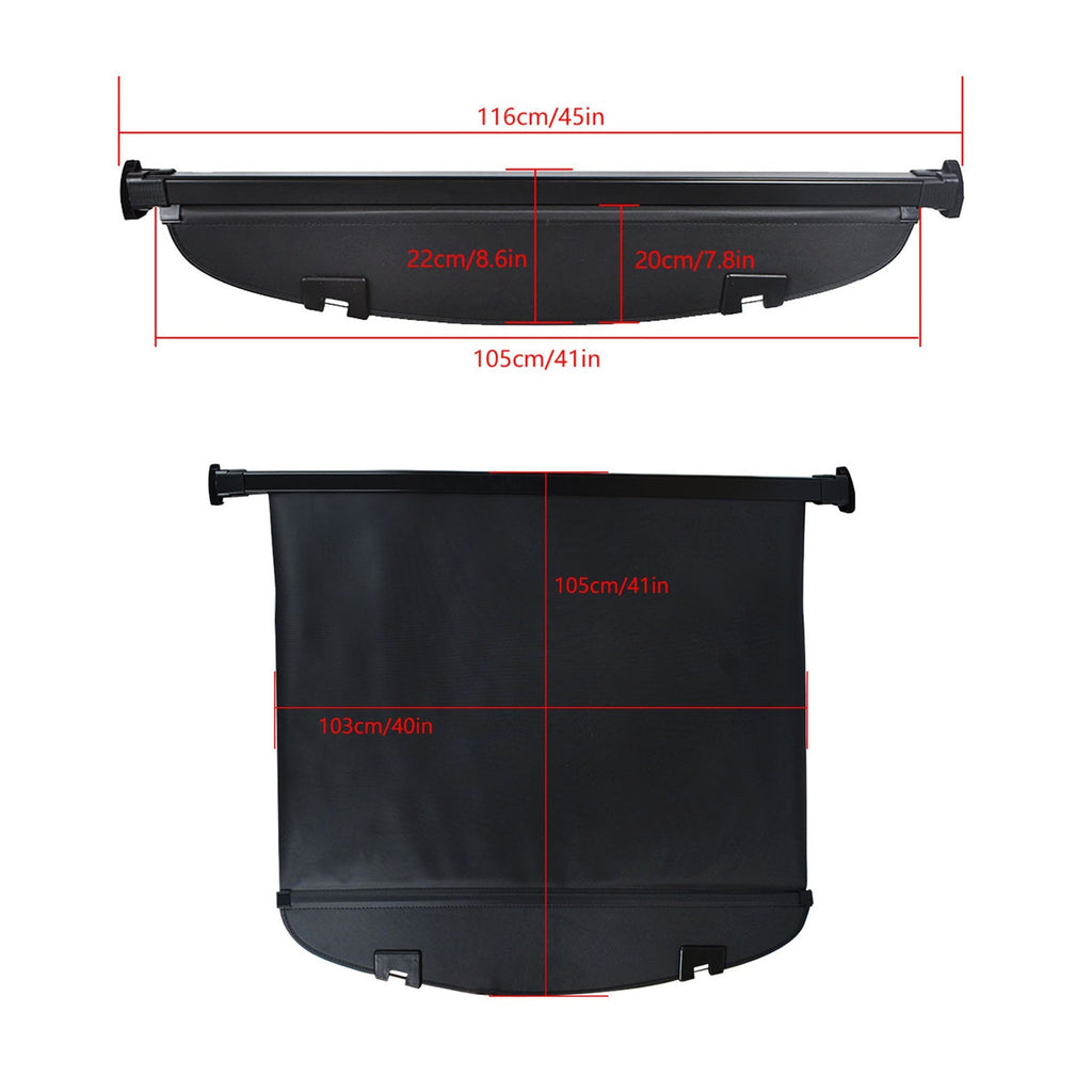 For Mazda CX-5 2013-2016 Luggage Tonneau Cargo Cover Security Trunk Shielding Lab Work Auto